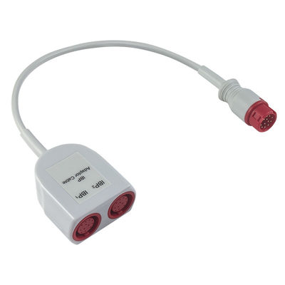 Mindray 12pin ไปยัง IBP Dual Adapter Cable Mindray สายขยาย 12pin