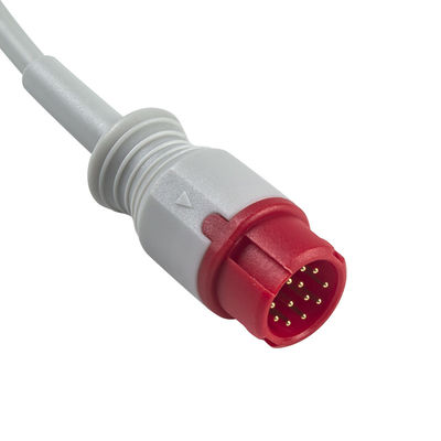 Mindray 12pin ไปยัง IBP Dual Adapter Cable Mindray สายขยาย 12pin