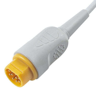 ซีเมนส์/ดราเกอร์ สีเทา TPU IBP แอดป์เตอร์เคเบิล 10pin ถึง 10pin IBP แผ่นขยายเคเบิล