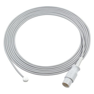 สายเคเบิลเซ็นเซอร์อุณหภูมิผิวผู้ใหญ่ Air Shield รอบ 3Pin Connector