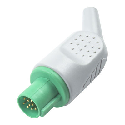 Hellige คอนเทปบอลตรง-เชื่อมต่อเคเบิล ECG และสายนําสําหรับ 3Lead IEC Snap