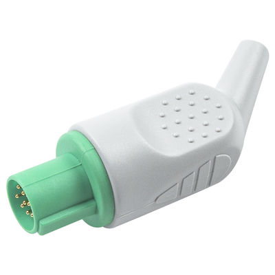 Hellige คอนเทปบอลตรง-เชื่อมต่อเคเบิล ECG และสายนําสําหรับ 3Lead IEC Snap