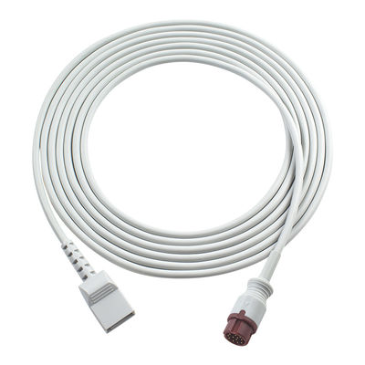 Mindray Datascope รองรับ IBP แอดป์เตอร์ เคเบิล 12 ปินไปยัง Utah Connector BeneView T1 T7 iMEC 10 15