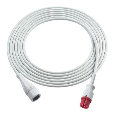 AAMI IBP Adapter Extension Cable 6pin ไปยัง Edward Connector Welch Allyn Propaq 102 104 106 205 Encore 106EL สายไฟฟ้าที่ใช้ได้ในระบบออนไลน์