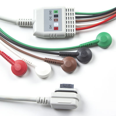 สาย ECG 5Lead Holter GE Seer ECG 2008594-001 สายเชื่อมต่อกับ GE SEER LIGHTR