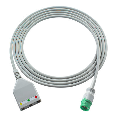 Kontron ECG สายกระดานหลอด LLstyle 3lead สาย 1.30M