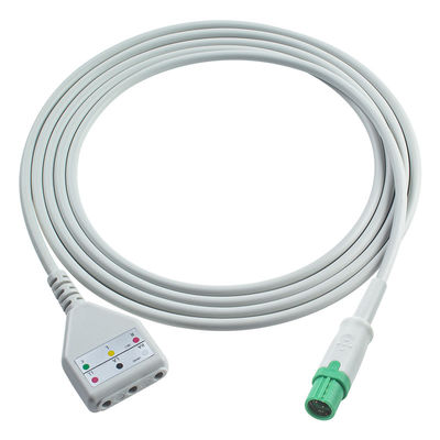 ดราเจอร์ ECG กระดานกระดาน Dinstyle 3Lead Leadwires กระดาน 1.30M