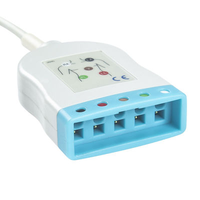 P-Hilips 8pin ECG กระเป๋าตัวปรับสาย ECG สาย M1600A 989803104011 สายขยาย ECG