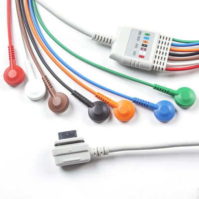 สอดคล้อง GE Healthcare 2008594-002 7-Lead ECG Telemetry คาเบลผู้ป่วย Seer Light สั่ง 5 ชิ้น รับ 1 ชิ้น กระเป๋าฟรี
