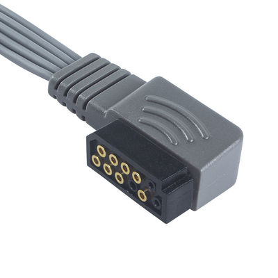 สอดคล้องกับ PH ECG Telemetry Leadwire - M4725A ECG Holter Cable 350-0173-03 สําหรับ Zymed DigiTrak-Plus
