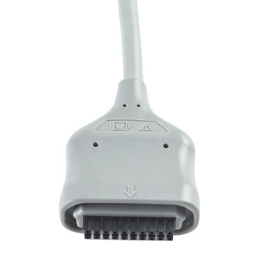 EDAN Dx12 10Lead ECG Holter Cable Snap 2.2M สายกระดูกและสายนํา ความยาว 0.8/1.2M