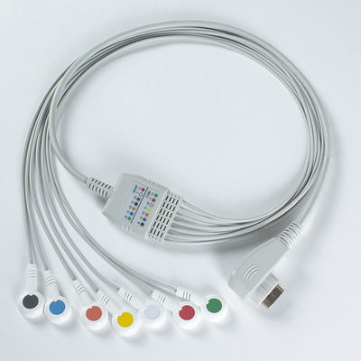 สาย ECG สําหรับ DMS 300-3A, ECG 7 Lead Holter สาย ECG DMS Holter