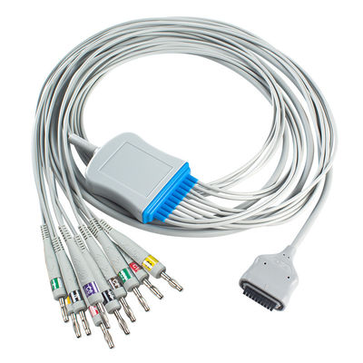 EDAN Dx12 10Lead ECG Holter Cable Banana For Trunk ความยาวของเคเบิล 2.2M ความเข้ากันได้