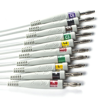 EDAN Dx12 10Lead ECG Holter Cable Banana For Trunk ความยาวของเคเบิล 2.2M ความเข้ากันได้