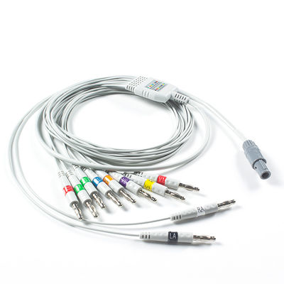 รองรับเคเบิล ECG Welch Allyn AHA Banana สําหรับ PCR 100 ECG ที่พักผ่อน, SE-PRO-600 Cardioperfect Pro Recorder