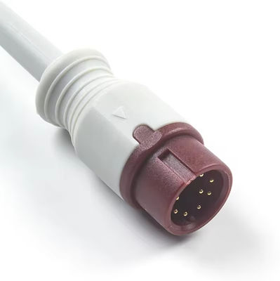 รองรับ Biolight S12 ผู้ใหญ่ ยางปลาย SpO2 เซนเซอร์ Biolight M12 S M ซีรีส 9Pin 3.0M