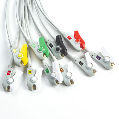 รองรับ Mindray BeneHeart D6 Defibrillator 10Lead EKG สายนํา IEC Grabber
