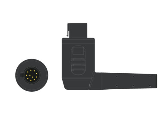 2.5m 5.0 กว้าง ร่างกายที่เข้ากันได้ 3 สายเคเบิล ECG 4Lead IEC Grabber สําหรับปลายผู้ป่วย