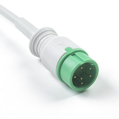 สีเทา รองรับ IVY 5Lead ECG Cable AHA Snap กว้าง 1m 3.0