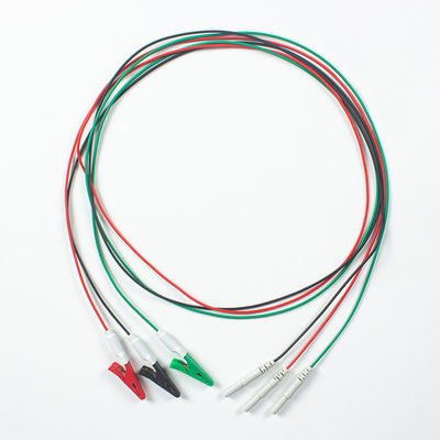 สาย ECG ที่เข้ากันได้กับ Animal Din Type ถึง Animal Grabber 3Lead