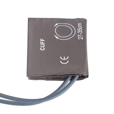 ผู้ใหญ่ NIBP Cuff ท่อสอง 27-35cm TPU Cuff กระเป๋าน้ําตาล ประเภทบรรจุ