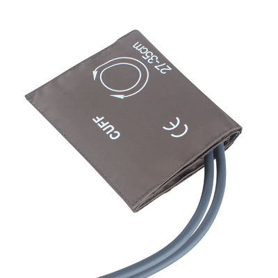 ผู้ใหญ่ NIBP Cuff ท่อสอง 27-35cm TPU Cuff กระเป๋าน้ําตาล ประเภทบรรจุ