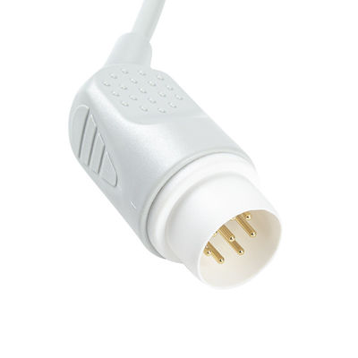 สายไฟฟ้า EKG P-Hilips ที่เข้ากันได้ - M1663A สําหรับ 78352C, 78354C, 78834C, 867036 HeartStart MRx, IntelliVue