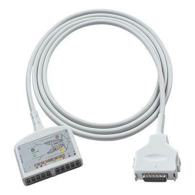 สายไฟฟ้า EKG Fukuda Denshi 10Lead ที่เข้ากันได้ สําหรับ CardiMax FX-7202, CardiMax FX-7402, CardiMax FX-7101