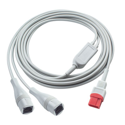 เหมาะสําหรับห้องทดลองอวกาศ IBP Cable 10Pin ถึง Double Abbott 3.5M