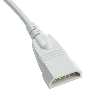 เครื่องตรวจสอบความดันโลหิตของผู้ป่วย GE IBP Cable 11Pin ถึง 2x PVB 5Pin 3.5M