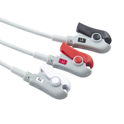 อะไหล่ ECG 3 โลด AHA Grabber องค์ประกอบสาย ECG การออกแบบที่ยั่งยืน 24 เดือน