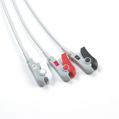 อะไหล่ ECG 3 โลด AHA Grabber องค์ประกอบสาย ECG การออกแบบที่ยั่งยืน 24 เดือน