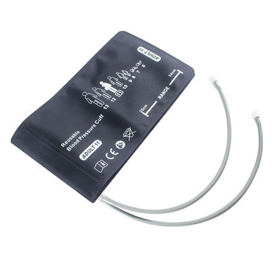 Welch Allyn Adult Double Dual Tube NIBP Cuff 25 - 34cm 508243 REUSE-11-2MQ เครื่องเชื่อมสับส้อน FlexiPort เครื่องตรวจความดันโลหิต
