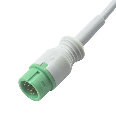 5Lead ECG Cable IEC Snap พร้อมสีเทา