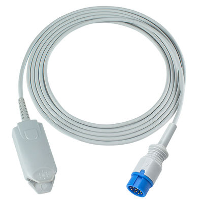 สอดคล้อง Comen C70 C60 SpO2 Probe 3.0M M-asimo Oxmax Tech สําหรับการแพทย์