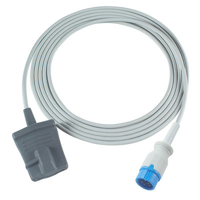 สร้าง K12 ผู้ใหญ่ Finger Clip SpO2 เซ็นเซอร์ 8Pin 3.0M SpO2 สอบ