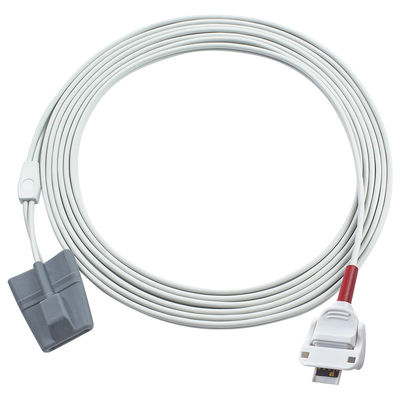 ผู้ใหญ่ Finger Clip SpO2 เซ็นเซอร์ 1.0M รองรับ Masimo Rad- G Direct