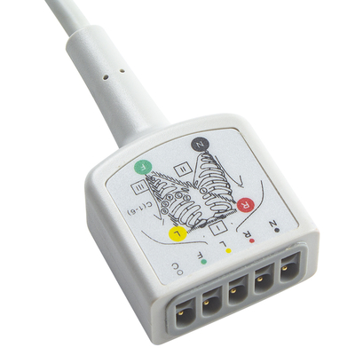 สายเคเบิลหลัก ECG 3lead AAMI 130 ซม. 12 พิน ชนิด VS