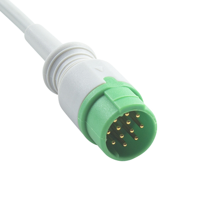 สายเคเบิลหลัก ECG 3lead AAMI 130 ซม. 12 พิน ชนิด VS