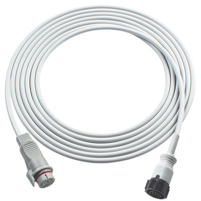 สายสอดคล้อง IBP ที่เข้ากันกับ GE 5Pin ไปยัง Abbott 3.5M Grey TPU