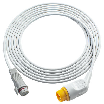 Drager S-iemens 10Pin IBP Adapter Cable 3.5m สําหรับเครื่องตรวจสอบผู้ป่วย