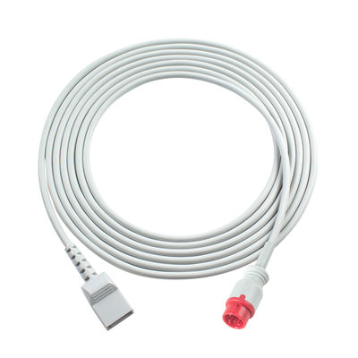 Comen IBP Adapter Cable 12pin ไปยัง Edward Argon BD Abbott BB PVB Utah Medex Mindray Connector เครื่องเชื่อม
