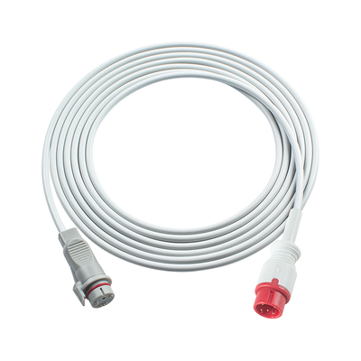 BARD IBP Adapter Cable 8 Pin With Edward Argon BD Abbott BB PVB Utah Medex Mindray Connector IBP Transducer Extension Cable คาเบลขยายตัว