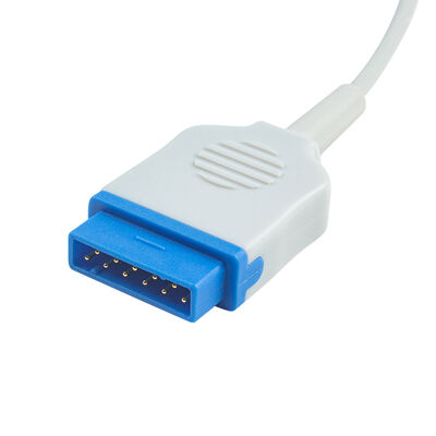 สายเคเบิลเซ็นเซอร์ SpO2 GE TS-G3 11 พิน ตัวเชื่อมต่อ GE ไปยังสายต่ออะแดปเตอร์ SpO2 DB9 พิน E-PRESTN, S/5 พร้อมโมดูล E-series TruSignal i4 พร้อมโมดูล E-series