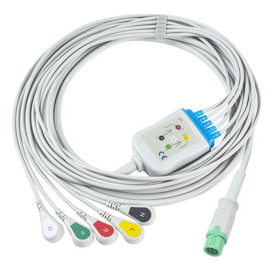 สายเคเบิล ECG Biolight 4pin M800 และสายไฟ