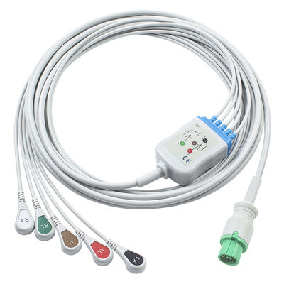Fukuda Denshi 0012-00-1192 ECG EKG Cable 12Pin Expert Dynascope DS-5100 DS-5100E DS-5300W DS-5400 ไดนาสโคป DS-7001