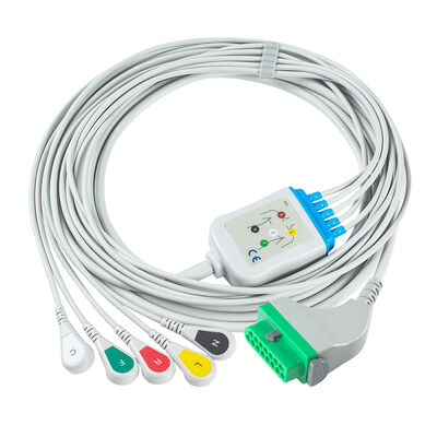 Fukuda Denshi CIO-07CTP-5NA CIO-07CTP-3NA ECG Cable 15Pin DSL-8001 DSL-8001R Dynascope DS-8100 DS-8200 DS-8500