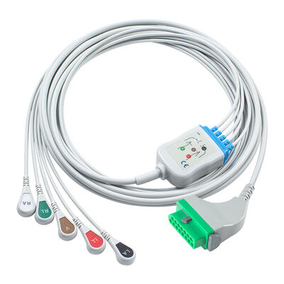 Fukuda Denshi CIO-07CTP-5NA CIO-07CTP-3NA ECG Cable 15Pin DSL-8001 DSL-8001R Dynascope DS-8100 DS-8200 DS-8500