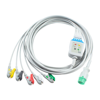 MDK MED KB15A 6Pin ECG สายเคเบิลและสายไฟ