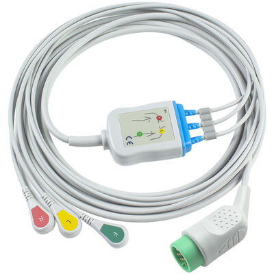 Stryker M-edtronic Physio-control LIFEPAK 12 LIFEPAK 20E LIFEPAK 120 LIFEPAK 15 ECG EKG สายเคเบิลและสายนํา